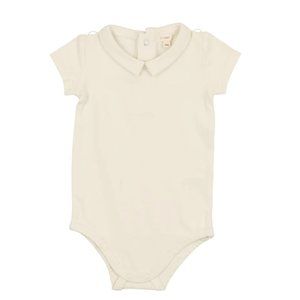*NWT* Lil Legs Cream Collar Onesie